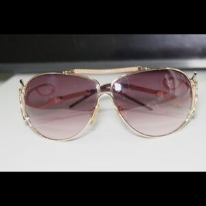 ROBERTO CAVALLI Beid 850S D26 Gold Womens Aviator Gradient Sunglasses 70-8-115